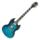 Guitarra Eléctrica EpiPhone Sg Prophecy Blue Tiger Gloss