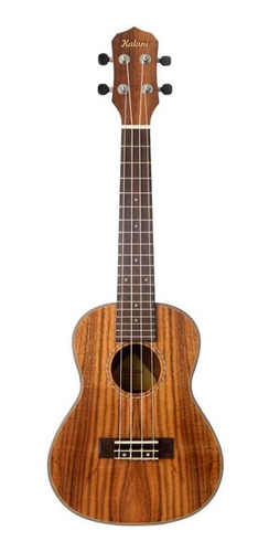 Ukulele Elétrico Kalani Kal 330 Ck Kayke Koa Concert Com Bag