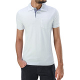 Camisa Polo Ogochi Manga Curta Essencial Slim Com Bolso