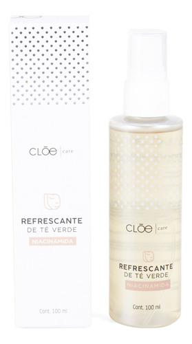 Spray Facial Cloe Care Para Mujer Refrescante De Té Verde