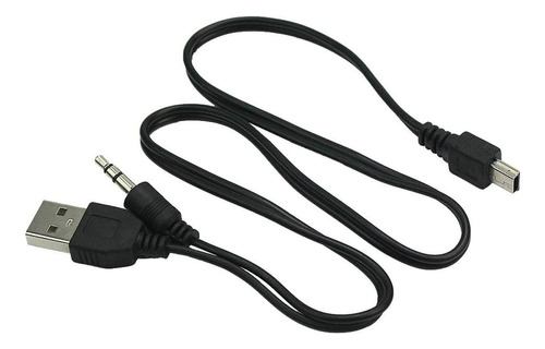 Cable Mini Usb Para Parlante Con Jack Plus Audio 3,5 2 En 1