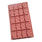 *molde Silicon Rectangulos Queso Jabon Velas Choco Bocadillo