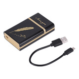 Mechero Eléctrico Portátil Golden Feathers Super Mini Usb