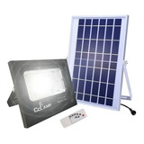 Reflector Solar Led 50 W  Luz Blancacl-730s Con Control