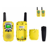 Radio Walkie-talkie Con Alcance Para Niños, 2 Unidades