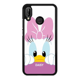 Funda Protector Para Huawei Daisy Donald Disney Pato Rosa