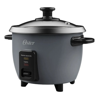 Panela Elétrica De Arroz 0,6l Oster  Opan306 Grafite 220v | Parcelamento sem juros