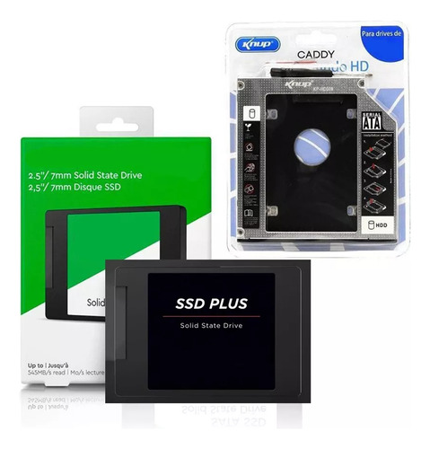 Ssd Hd 120gb +caddy Para Notebook Acer  9410 Nsk-aff1d