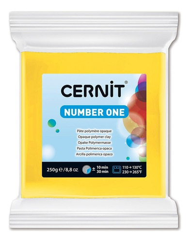 Cernit Number One Arcilla Polimérica 250 G Color A Elección Color Amarillo