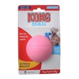 Bola Recheável Kong Puppy Ball Para Cães Filhotes Rosa Peq