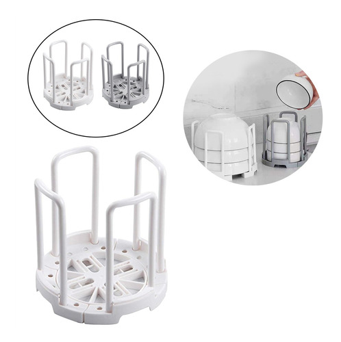 Organizador Cocina Escurridor Tazas Desmontable Extensible 