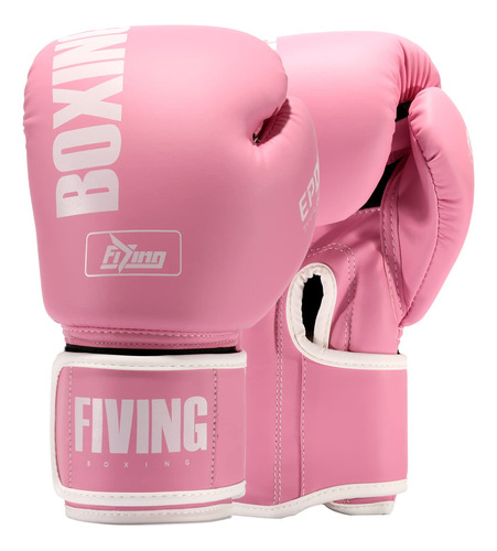 Fiving Guantes De Boxeo De Estilo Profesional Para Mujer, Pi