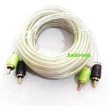 Cable Rca 100% Cobre Con Aislante Supresor De Ruído 5 Metros