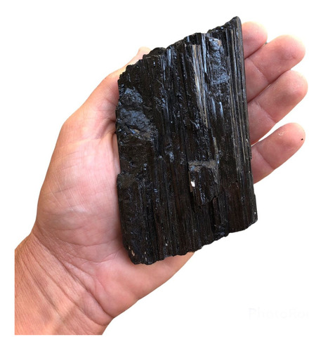 Pedra Turmalina Negra Grande Pedra Natural Bruta 450gr