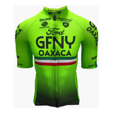 Jersey Ciclismo Gfny Oaxaca Ruta Mtb Caballero Verde