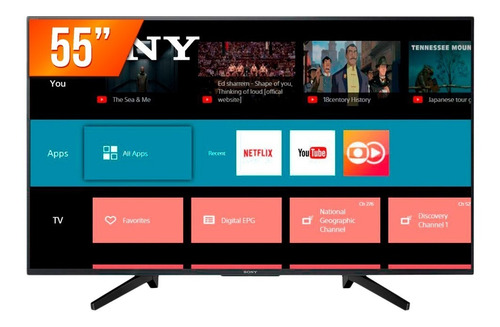 Smart Tv Led 55'' 4k Sony Kd-55x705f 3 Hdmi 3 Usb Wi-fi