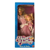 Barbie Friends The Heart Family Mom & Baby Girl Mattel 1984 