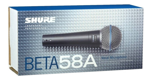 Microfono Shure Beta 58a Alámbrico Vocal Supercardioide