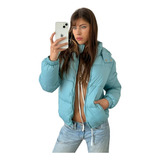 Campera Dama Puffer Mujer Metalizada Impermeable Premium !!