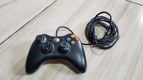 Controle Original Com Cabo Do Xbox 360 Tudo 100%. G2