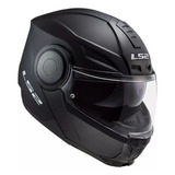 Casco Abatible Ls2 Scope Ff902 Solid Negro Mate Ece 