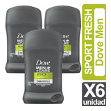 Desodorante Dove Men Variedades Aromas En Barra Pack X 6