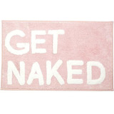 Get Naked - Alfombra De Baño  Alfombra Rosa Get Naked  Jue