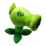 Plantas Vs Zombies Peluche Lanzaguisantes Verde Juguete 24cm