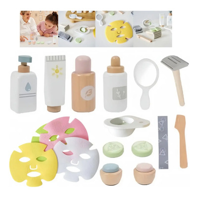 Zdx Set De Maquillaje For Niñas Con Juguetes De Madera, 17 | Envío gratis