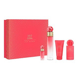 Estuche 360 Coral Perry Ellis 4 Pzas Eau De Parfum Original