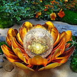 Wnp Gold Solar Flower Light Decoraciones Para Exteriores, Ga