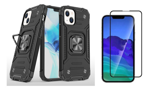 Pelicula 3d + Capinha Capa Proteção Compatível Com iPhone 13