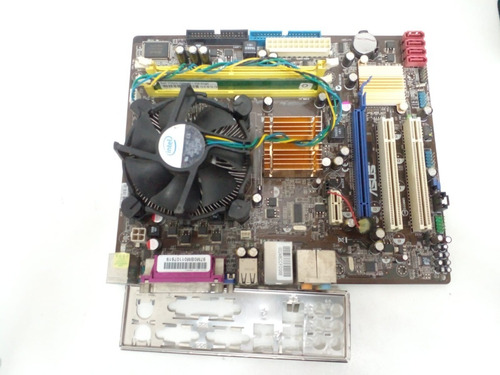 Placa Mae Original Asus P5kpl-am Core 2 Duo E7400 Ddr2 2gb 