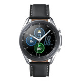 Samsung Galaxy Watch3 1.4  Con Red Móvil Caja 45mm De  Acero Inoxidable  Mystic Silver, Malla  Black De  Cuero Sm-r845f