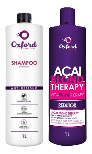 Kit Progressiva Açaí Blond Matizadora + Shampoo - Atacado