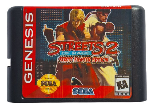 Streets Of Rage 2 Street Fighter Edition Mega Drive Genesis