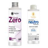 Alisado Zero 250ml  + Shampoo Neutro 210ml Sin Formol 