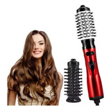 Peine Giratorio Para Cabello Liso, Secador De Pelo, 220 V Q