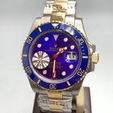 Reloj Rolex Submariner Azul Oro Acero 40mm Automatic Bimetal