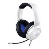 Headset Gamer Razer Kraken X, Som Surround 7.1, Branco Cor Branco