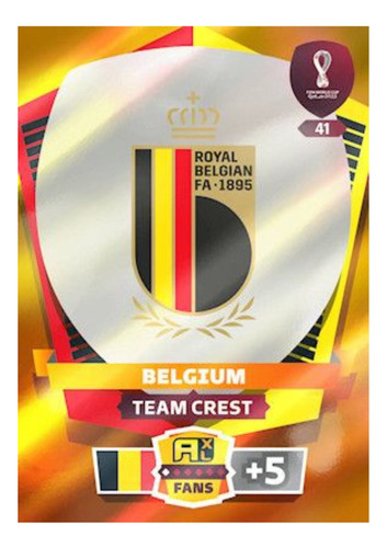 Cartas Adrenalyn Qatar 2022 - Team Belgium.