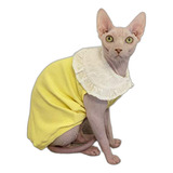 Ropa Gato - Ochstin Hairless Cat Clothes, Summer Collar Slee