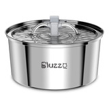 Bluzzo Fuente De Agua Para Gatos De Acero Inoxidable Con Fil