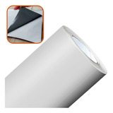 Adesivo Para Porta De Vidro Branco Blackout Impermeável 3mts