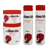 Kit Anna Telles Ativador De Cachos Xampu + 3 Produtos C Nf