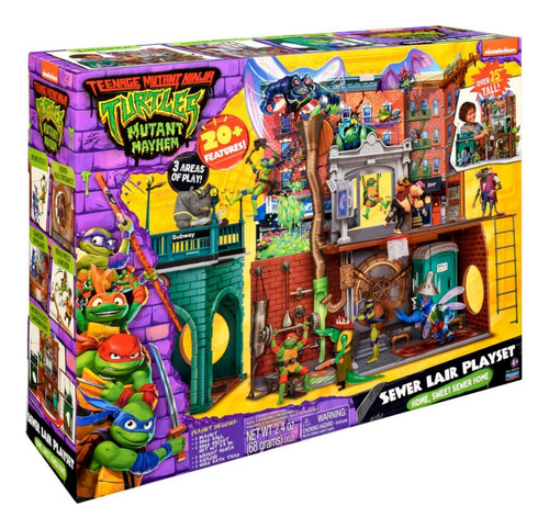 Sewer Lair Playset Tortugas Ninja Caos Mutante