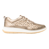 Tenis Para Dama Color Bronce Flexi 