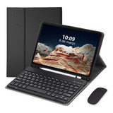 Capa Tablet+teclado+mouse Para iPad 10.2'' 9ª 8ª 7ª Geração