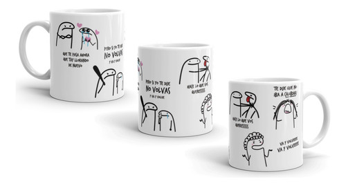 Taza Ceramica Importada Sublimada Va Y Volve Flork