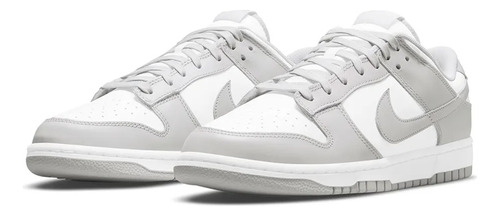 Tenis Nike Dunk Low Cinza/branco